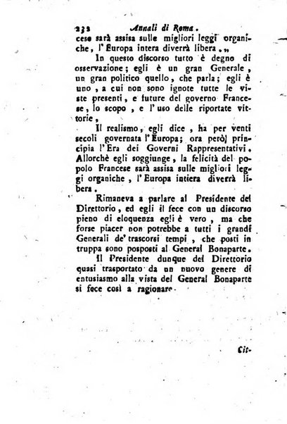 Annali di Roma opera periodica del sig. ab. Michele Mallio