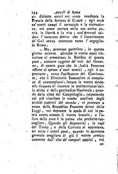 Annali di Roma opera periodica del sig. ab. Michele Mallio