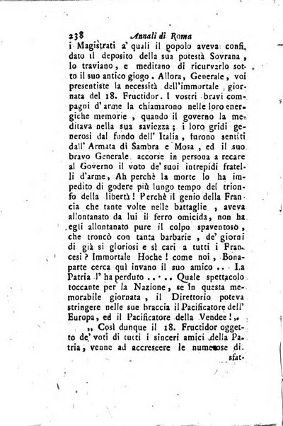 Annali di Roma opera periodica del sig. ab. Michele Mallio