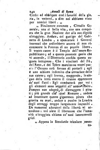 Annali di Roma opera periodica del sig. ab. Michele Mallio