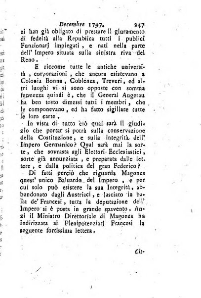 Annali di Roma opera periodica del sig. ab. Michele Mallio