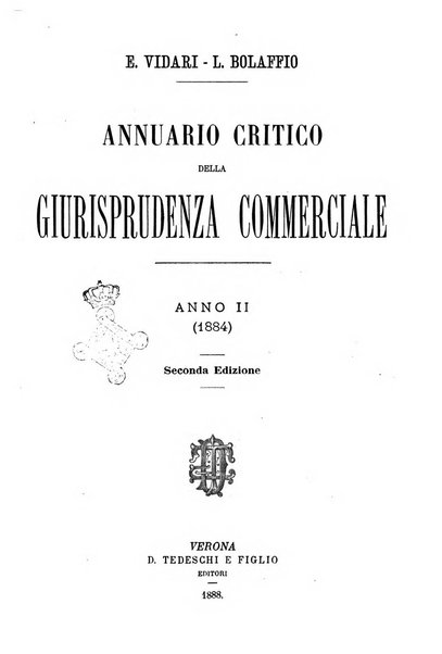 Annuario critico della giurisprudenza commerciale