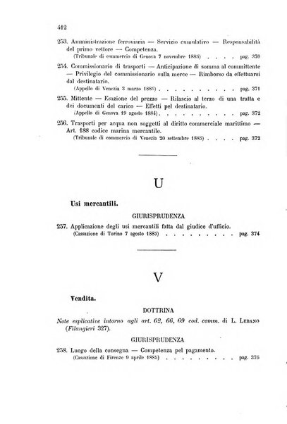 Annuario critico della giurisprudenza commerciale