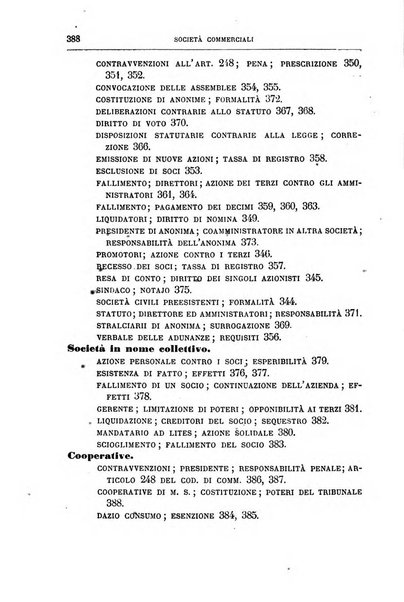 Annuario critico della giurisprudenza commerciale