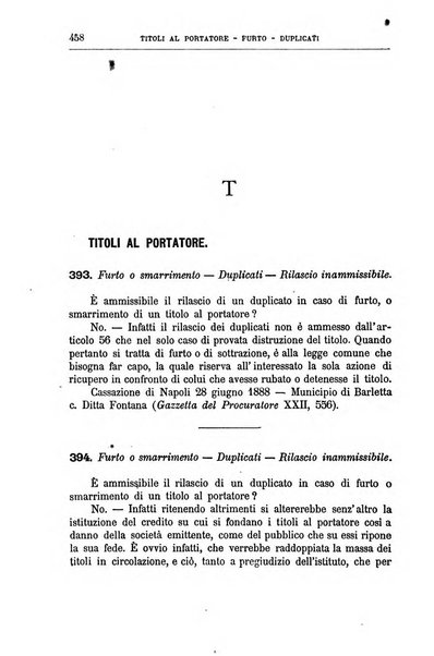 Annuario critico della giurisprudenza commerciale