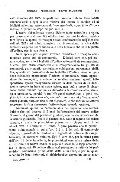 Annuario critico della giurisprudenza commerciale