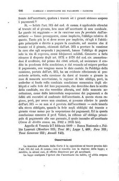 Annuario critico della giurisprudenza commerciale