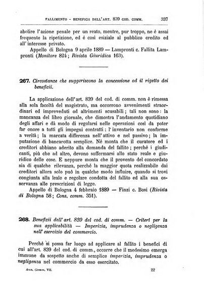 Annuario critico della giurisprudenza commerciale