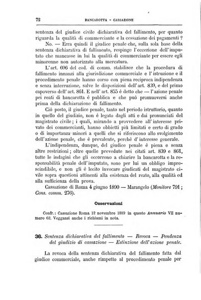 Annuario critico della giurisprudenza commerciale