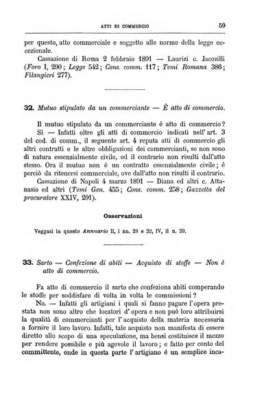 Annuario critico della giurisprudenza commerciale