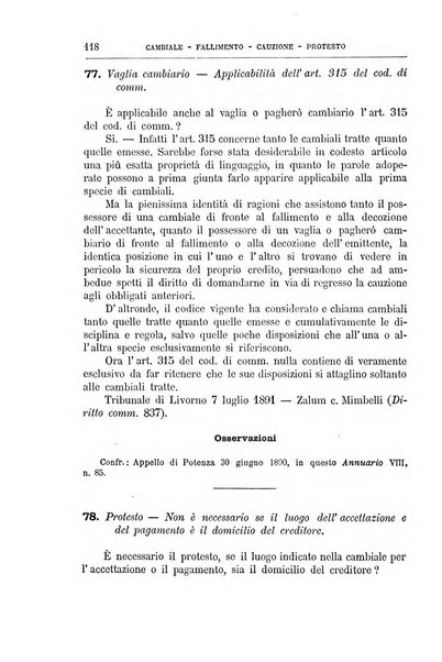 Annuario critico della giurisprudenza commerciale