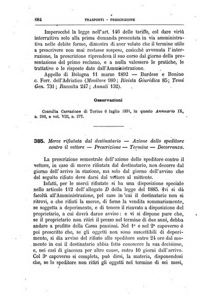 Annuario critico della giurisprudenza commerciale