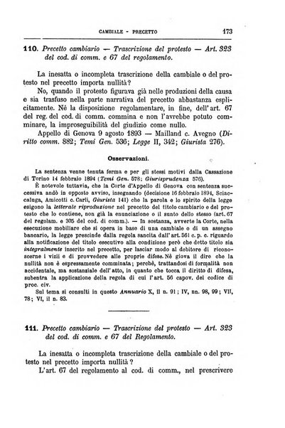 Annuario critico della giurisprudenza commerciale