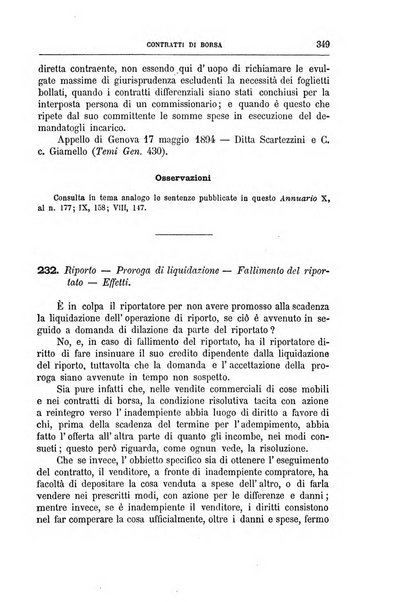 Annuario critico della giurisprudenza commerciale