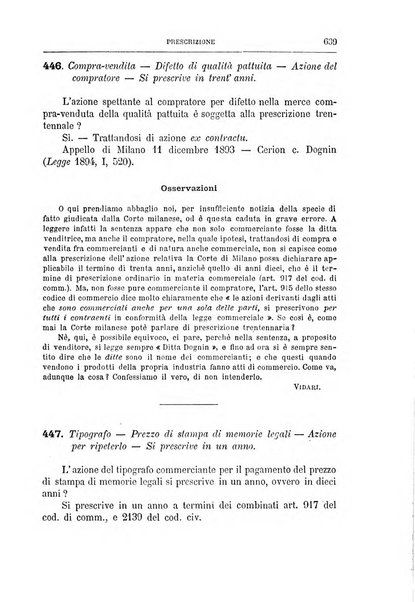 Annuario critico della giurisprudenza commerciale