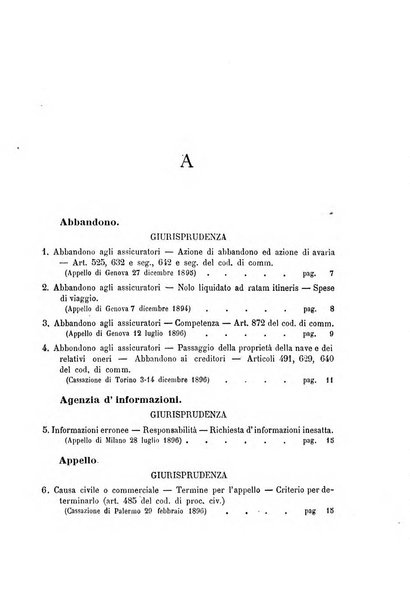 Annuario critico della giurisprudenza commerciale