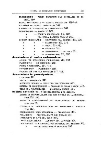 Annuario critico della giurisprudenza commerciale