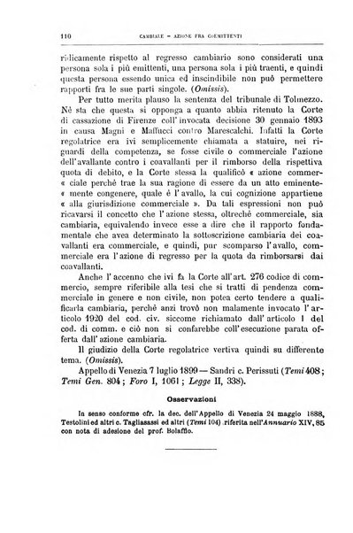 Annuario critico della giurisprudenza commerciale