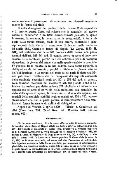 Annuario critico della giurisprudenza commerciale