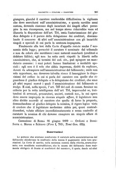 Annuario critico della giurisprudenza commerciale