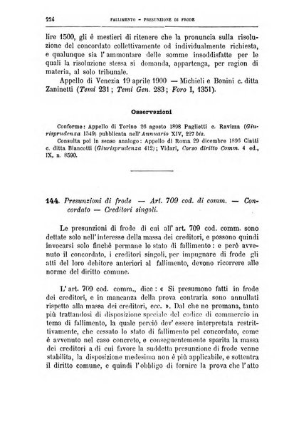 Annuario critico della giurisprudenza commerciale