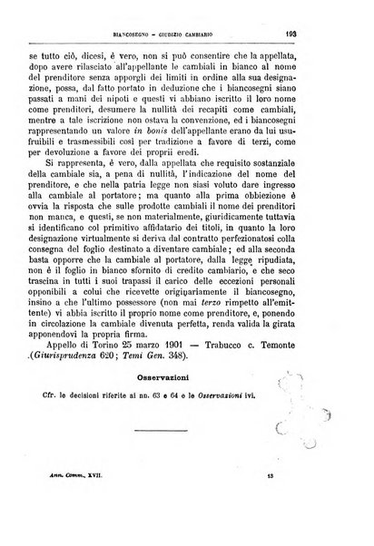 Annuario critico della giurisprudenza commerciale