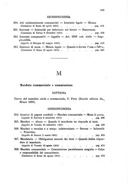 Annuario critico della giurisprudenza commerciale