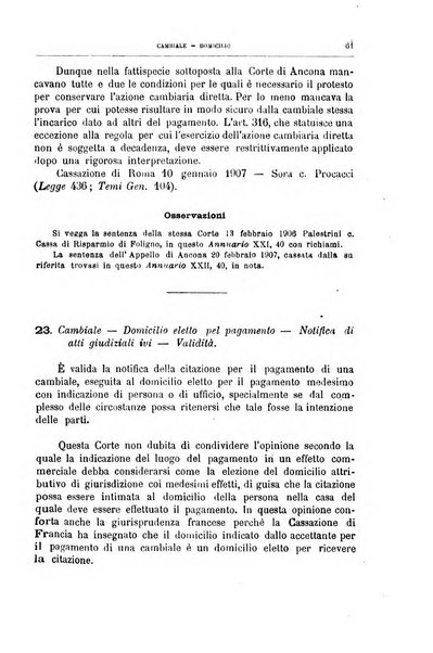 Annuario critico della giurisprudenza commerciale