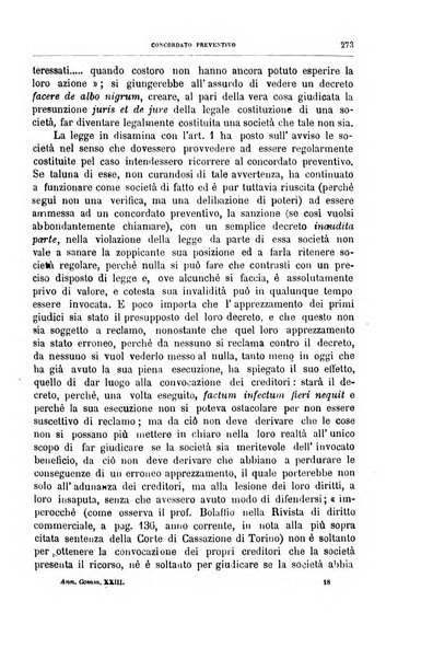 Annuario critico della giurisprudenza commerciale