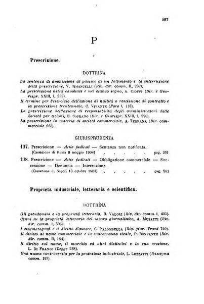 Annuario critico della giurisprudenza commerciale