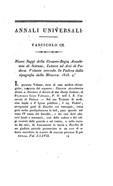 Annali universali di medicina