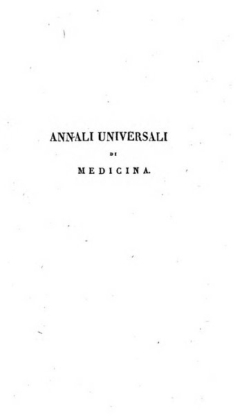 Annali universali di medicina