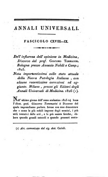 Annali universali di medicina