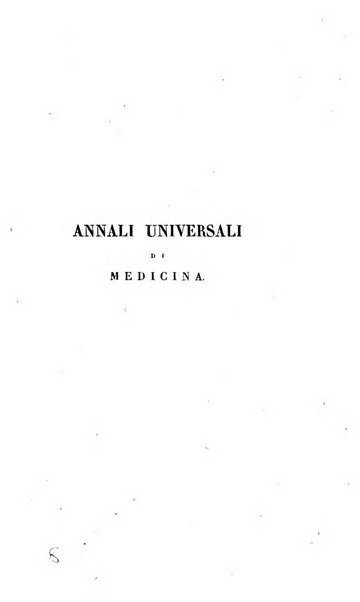 Annali universali di medicina