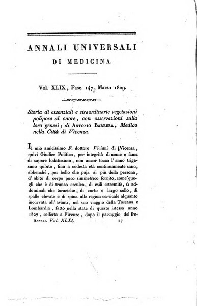 Annali universali di medicina