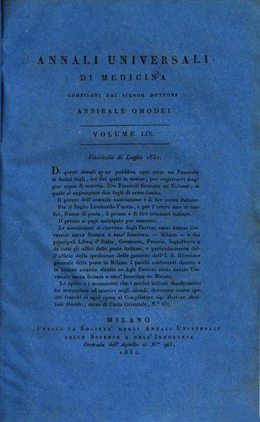 Annali universali di medicina