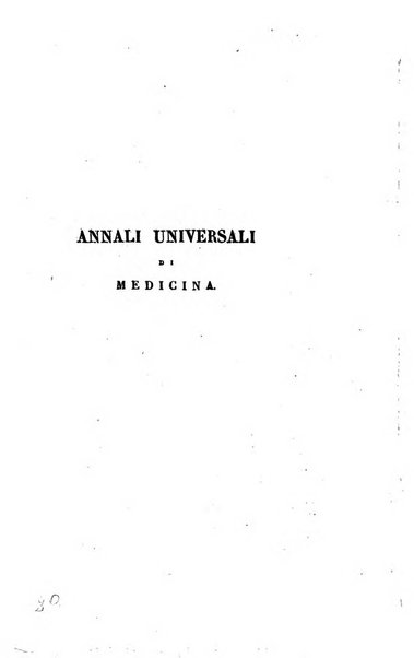 Annali universali di medicina