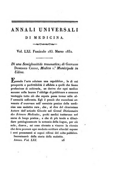 Annali universali di medicina