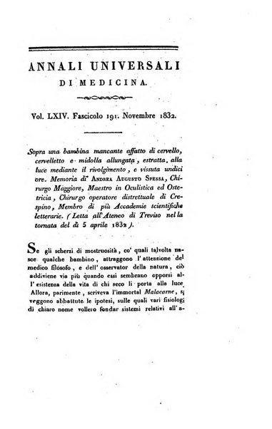 Annali universali di medicina