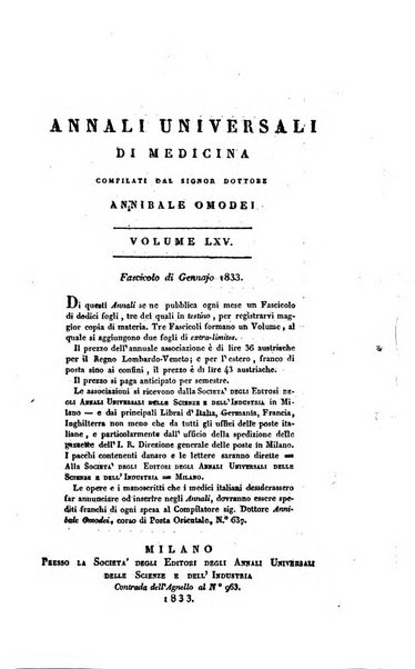 Annali universali di medicina