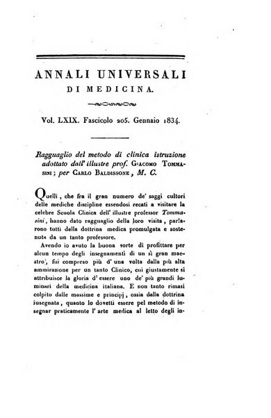 Annali universali di medicina