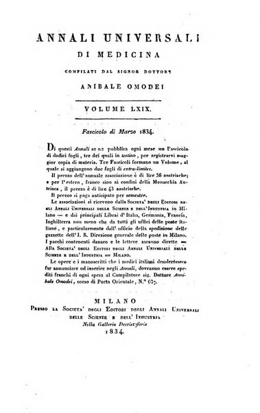 Annali universali di medicina