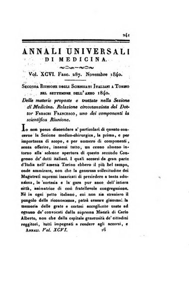 Annali universali di medicina