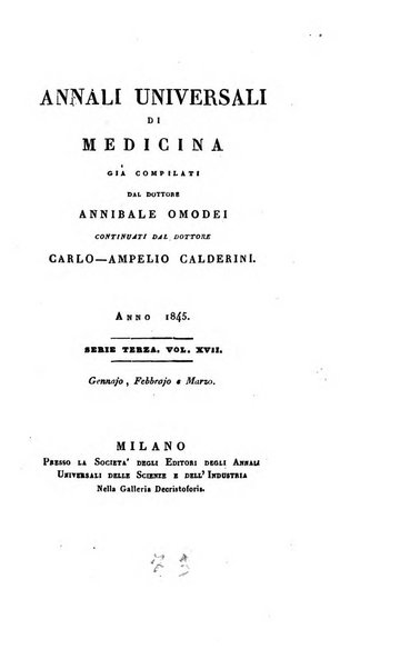 Annali universali di medicina