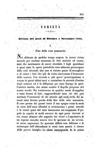 Annali universali di statistica, economia pubblica, legislazione, storia, viaggi e commercio