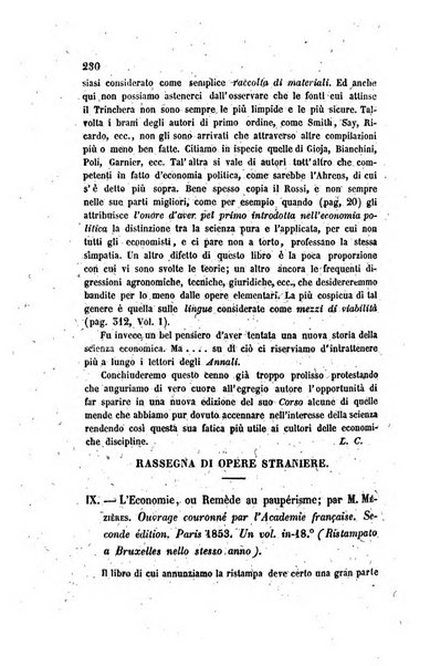 Annali universali di statistica, economia pubblica, legislazione, storia, viaggi e commercio