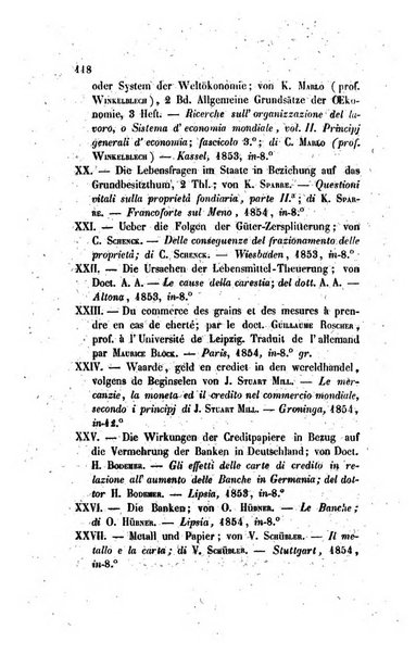 Annali universali di statistica, economia pubblica, legislazione, storia, viaggi e commercio