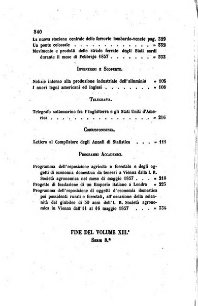 Annali universali di statistica, economia pubblica, legislazione, storia, viaggi e commercio