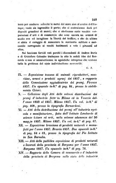 Annali universali di statistica, economia pubblica, legislazione, storia, viaggi e commercio