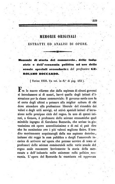 Annali universali di statistica, economia pubblica, legislazione, storia, viaggi e commercio